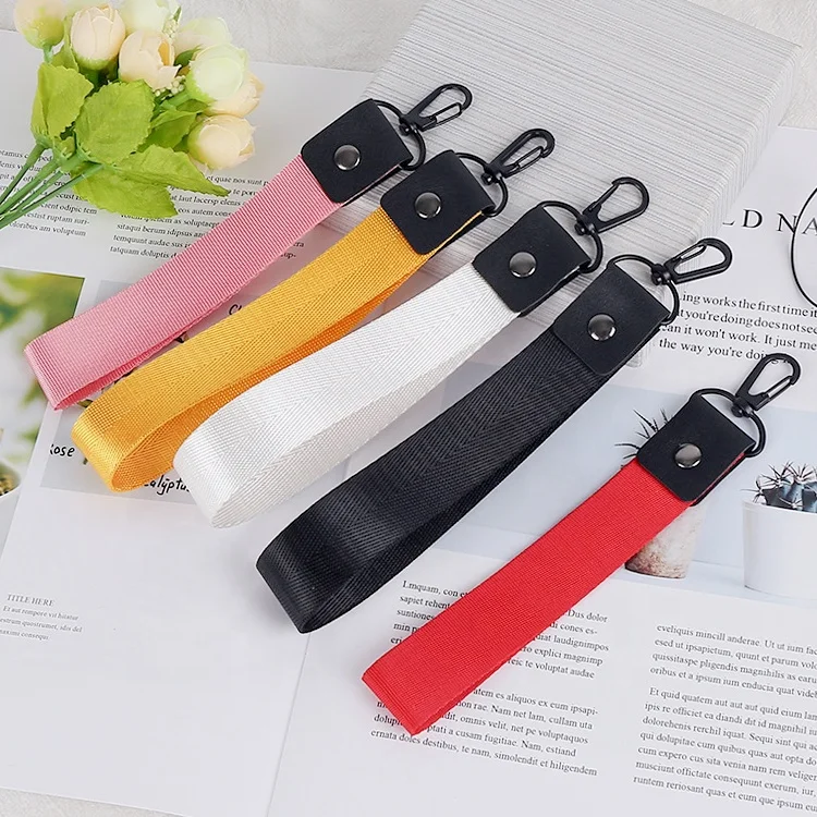 
Blank Custom Logo Lanyard Mobile Phone Key Chain Short Lanyard 