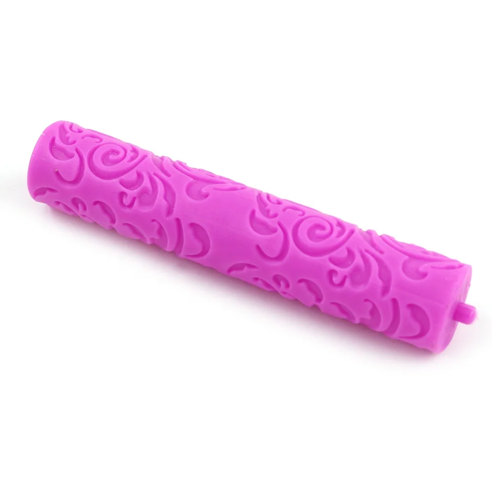 2021 multifunctional use decoration new design embossed marble 12 inch rolling pin