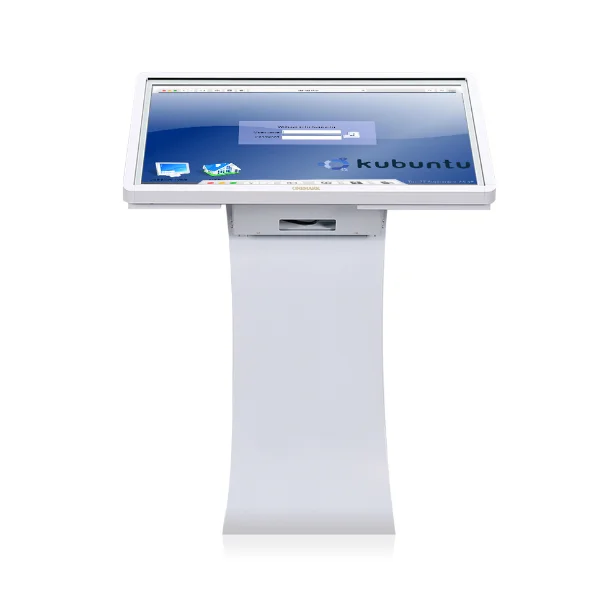 32 Inch K Type Information Digital Signage Kiosk For Hospital/Bank/Shopping Mall