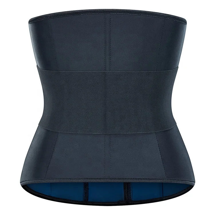 PINSEN Transgender Female Bodysuit Women WaistTrainer Black Latex Belt Plus Size  Slimmer Fajas Colombianas Women