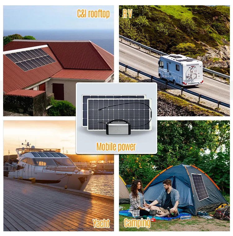 5 Year Warranty Lightweight And Thin Sheet Glass-free Solar Cell Sunpower 55W 80W 110W 120W 140W 160W Flexible