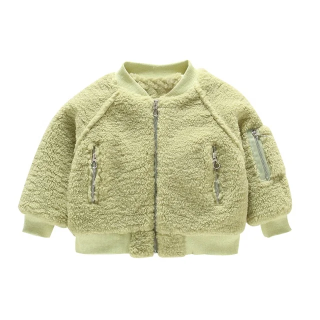 Children Coats New Fashion Kids Clothes Cute  Jackets For Girls and Boys Baby Teddy Bear Fleece coat