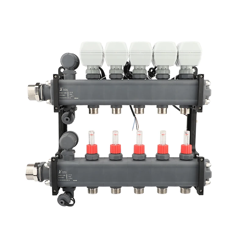 Hot Sell 2-10 Plastic Water Circulation Pipe Collector Radiation Floor Heating System and Mixing Valve