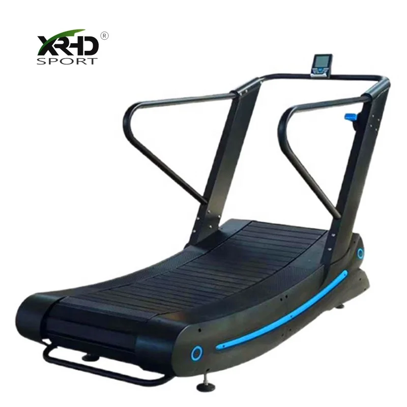 Commercial for Sale Free Manual Used Running Exercise Equipment Curved design Treadmill Keyboard Treadmill