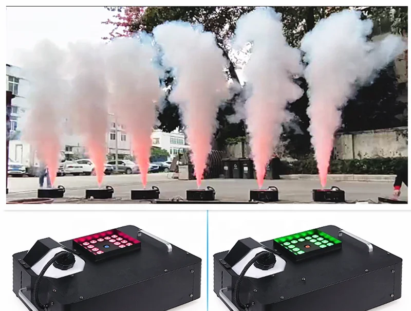 3000 Вт лидер продаж вертикальный сценический аппарат DMX 512 3 5 л дымовой RGB Свадебный противотуманный воздушный столб дымовая машина * 24 шт. в 1