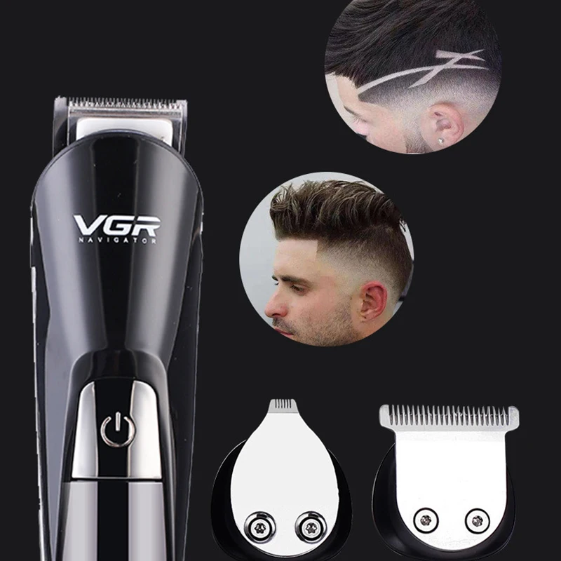
VGR V-012 Professional 6 in 1 Multifunction Hair Clipper Hair Trimmer Electric Beard Trimmer Brush Rechargeable Hair Trimmer Cut 
