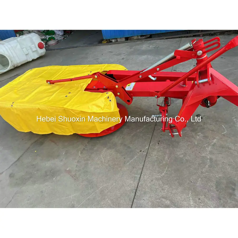 New design flail mower tractor suspension 1.35m 1.65m drum mower pto tractor grass cutting machine