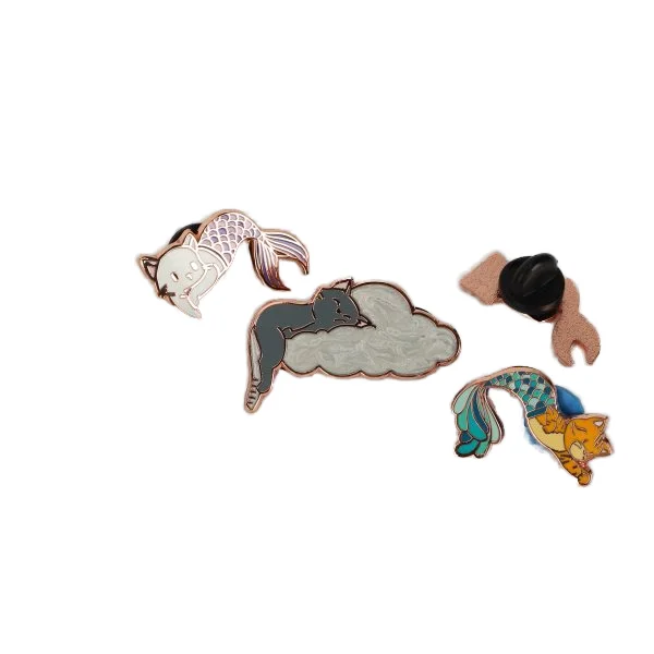 Custom High Quality 2D logo Corporate logos school badges personal collections Soft Hard Enamel Glitter Enamel Lapel pin Badge