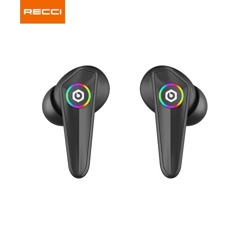 New Version ANC ENC Noise Cancelling Gaming Wireless Earphones Earbuds Headsets With RGB Light Effect for PUBG games
