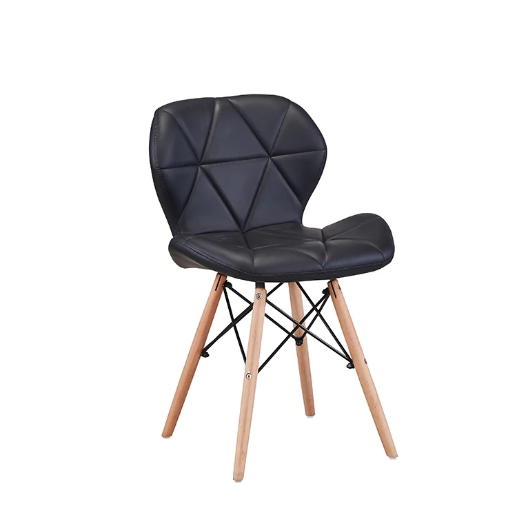 wooden legs PU leather fabric dinning chairs dining chair Made in china
