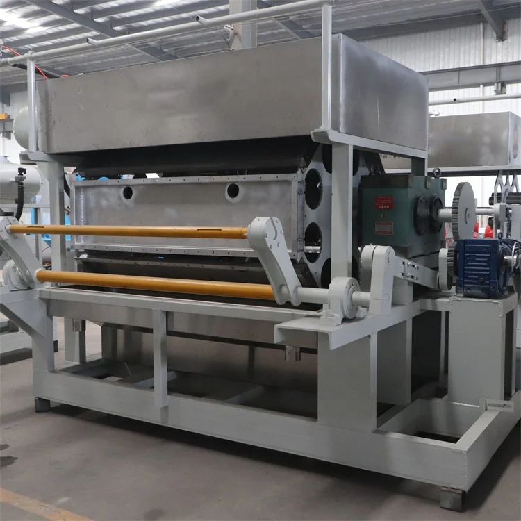 Environmental friendly paper pulp molded wine glass tray production equipment paper electronic product packaging molding machine