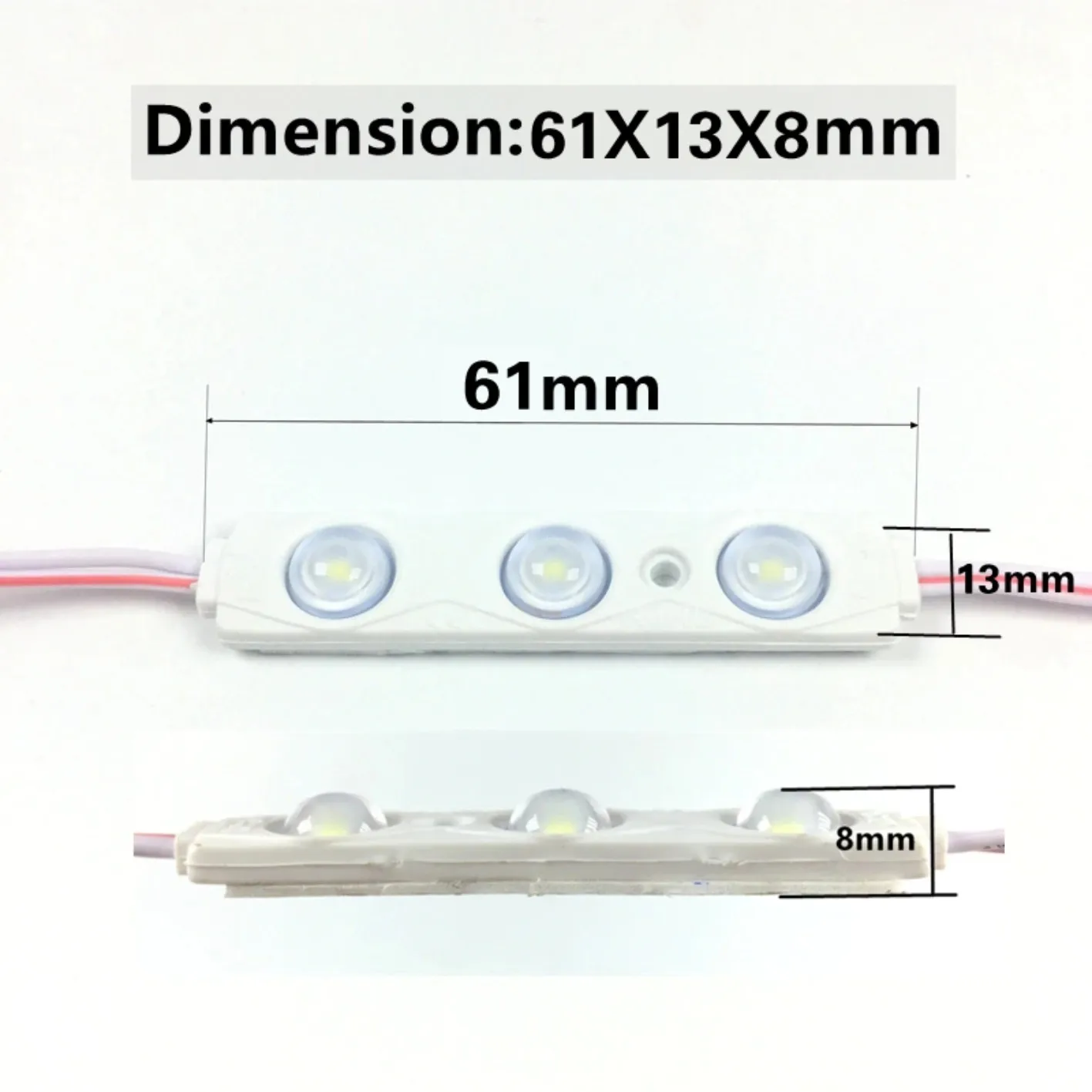 China manufacturer pixel led module sign 12V 1.5W smd 2835 single color p10 led modules