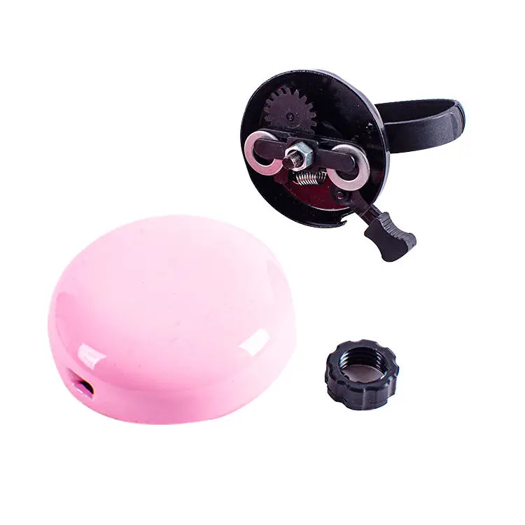 Factory Supply Mini Bike Bell Aluminum Flower Custom Pattern Logo Colorful Cycling Kid City Road Mini Bicycle Bell