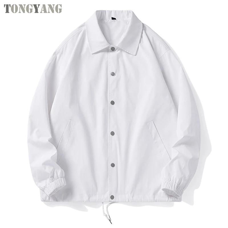 TONGYANG OEM Hot Sale Spring loose trainer coaches casual work jacket men outdoor jogging sport breathable lightweight jacket