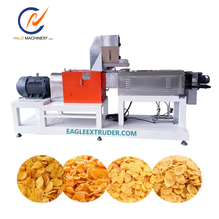 Jinan Halo Company Machinery Production Line Corn Flakes and Cereal Breakfast Machine