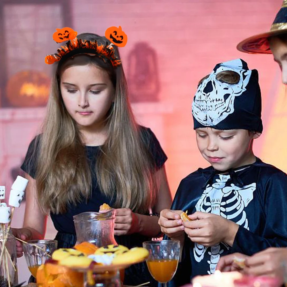 FY Fashion Jewelry Cute Spider Pumpkin Skull Play Tricks Halloween Headband For Kids Children Women