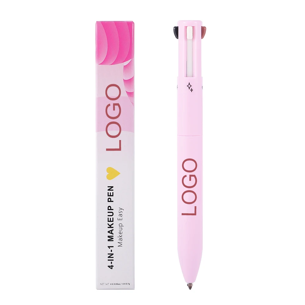 VV-101r Cruelty Free Long-lasting Eyebrow Pen 4 in 1 makeup pen lip eye highlighter Private Label