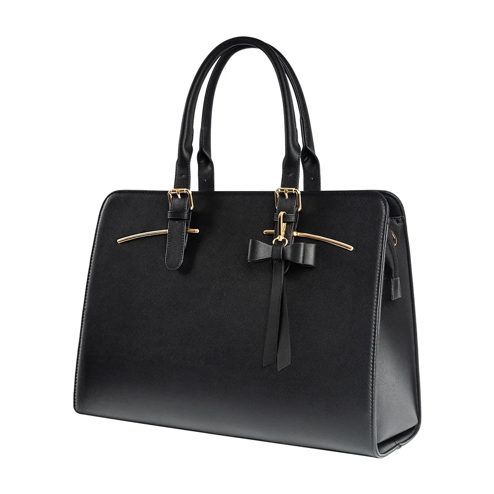 PU Leather Women Laptop Bag Purse Custom Woman Shoulder Bags Handbag Luxury Designer Tote Bag with USB