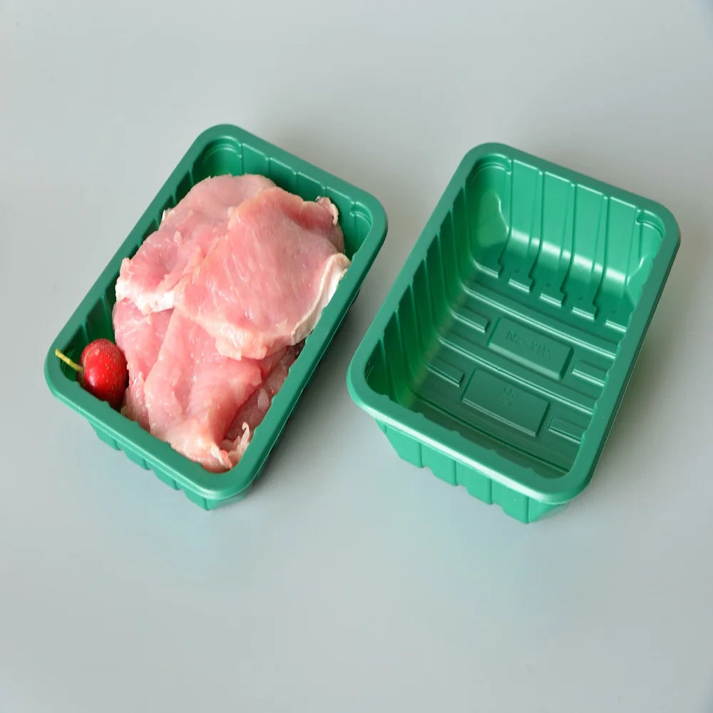wholesale PP Plastic Fish Meat Disposable Frozen Food Tray