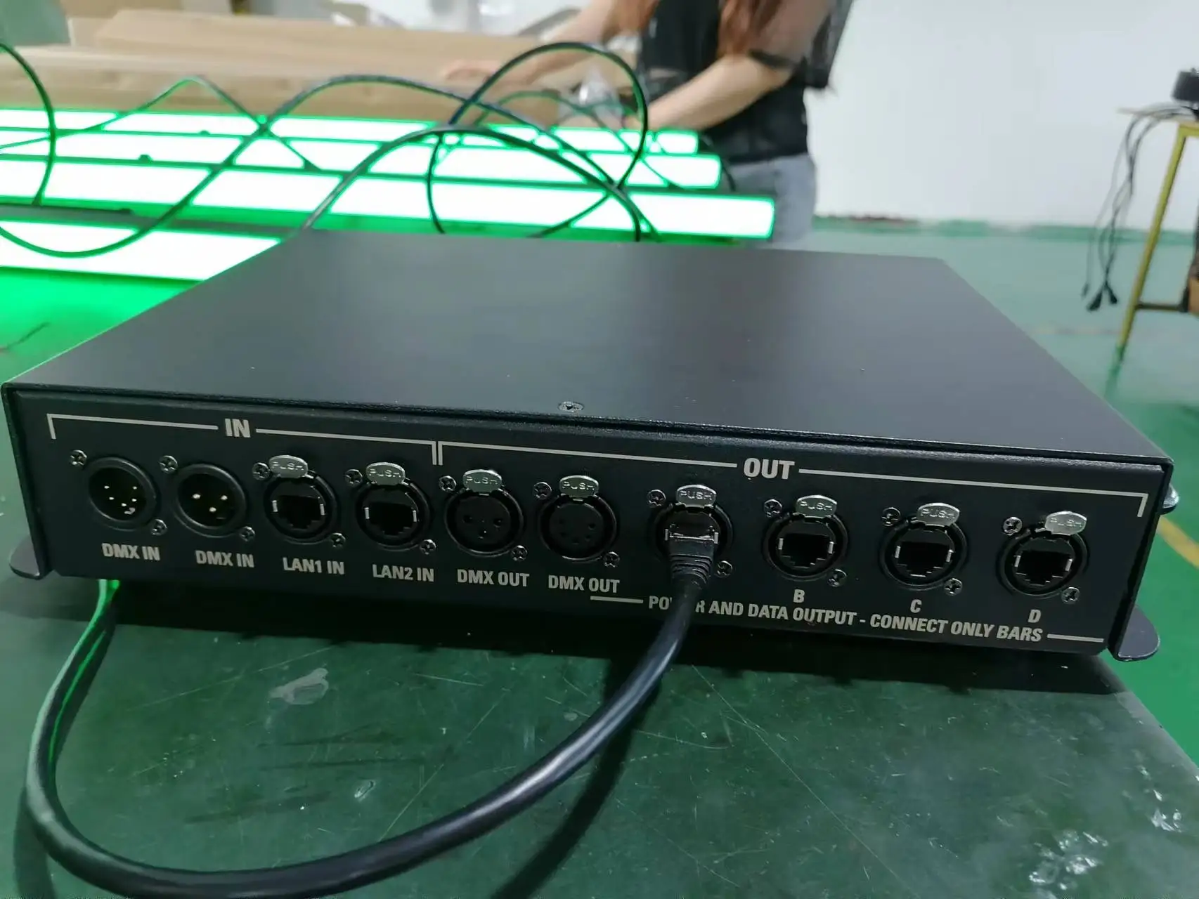 Новейшая версия Artnet control DMX RGB Pixel LED bar light