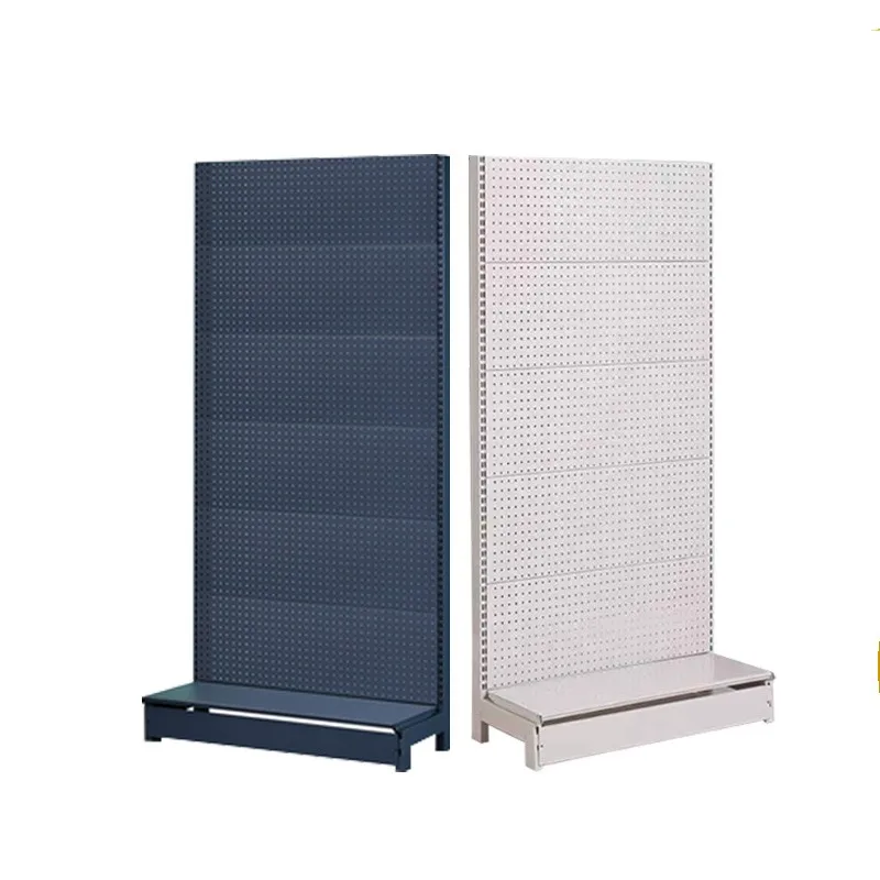 Wholesale Heavy Duty Metal Hook Display Rack Double-Sided Small Commodity Storage Supermarket Shelves Store Stationery Rack