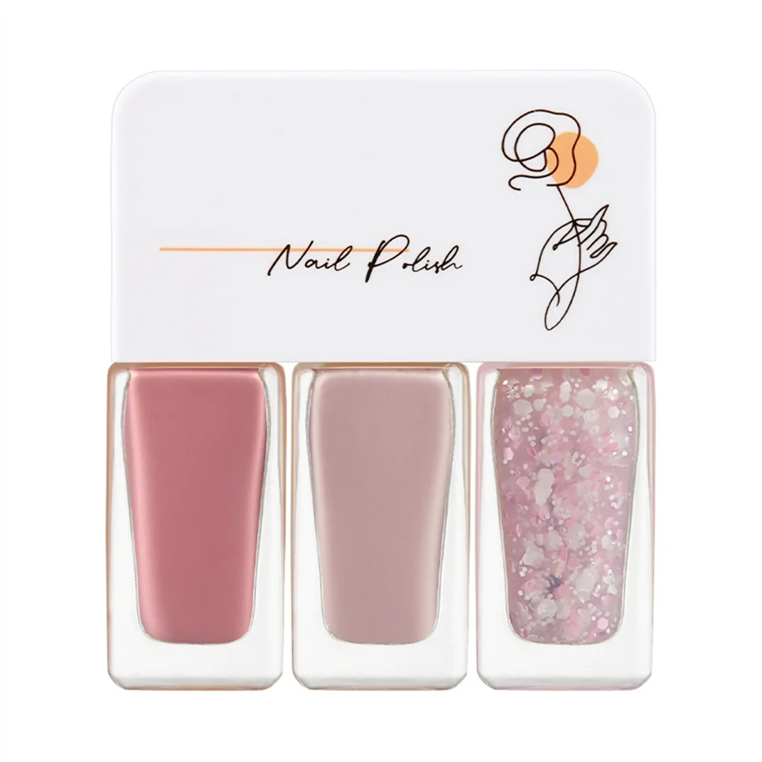 Nail Art Manicure Can Be Torn and Quick-drying Normal No Light Polish Glitter Sequins UV Matte Color TSLM1