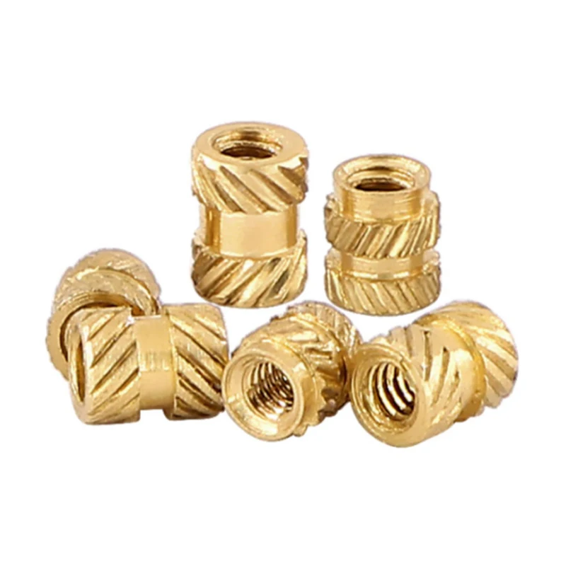 M3 M4 M5 M6 Knurled Thread Brass Fastener DIN16903 Furniture Rivet Heat Staking Metal Zinc Plated Tin Metric Certified