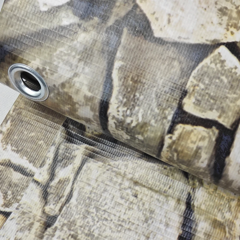 Good quality factory directly green pvc strip tarpaulin screen fence