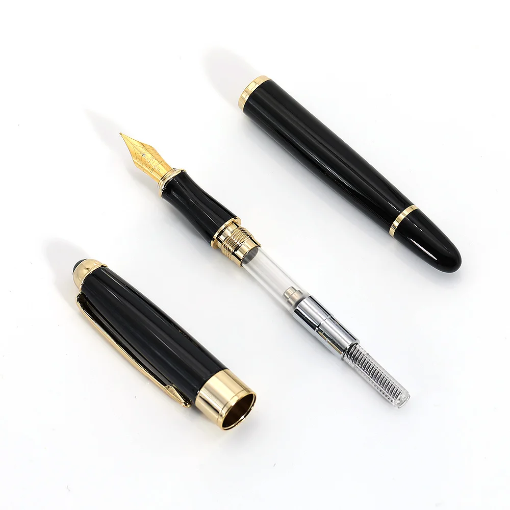Latest Luxury Business Gift Calligraphy Metal Pen Set Hot Selling High Quality Fountain Pen