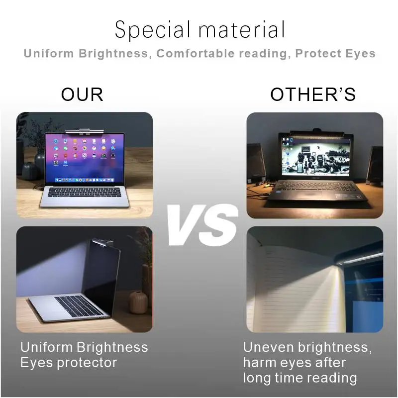 LED Night Lighting USB, USB Powered Modern Laptop Computer Monitor Screenbar, USB Laptop Computer Screenbar Lights Hanging Light