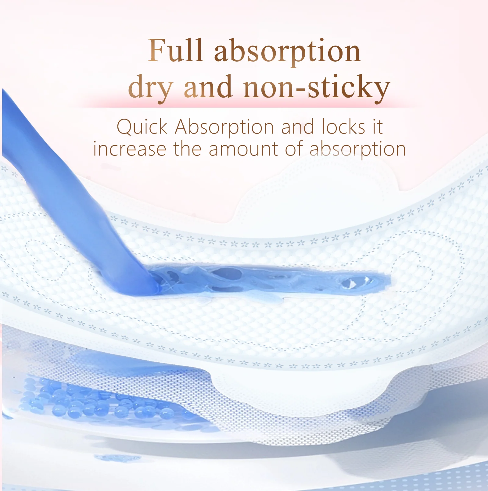 Hot Selling Female Organic Cotton Sanitary Pads Super AbsorbentDisposable Anion Napkins Manufactured in Japan with PE SAP