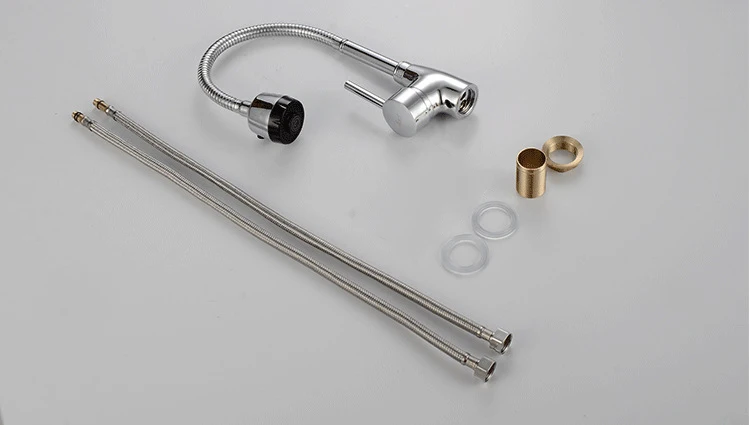 Factory  Price 2 Modes Spray Kitchen Sink Faucet Hot And Cold Mixer Water Tap Universal Swivel Kitchen  Faucet