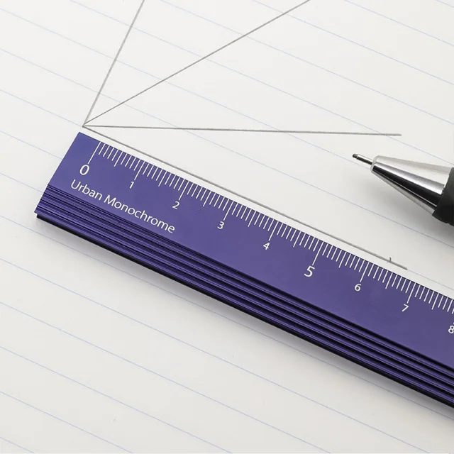 
KOKUYO steel ruler 18cm aluminum metal ruler 