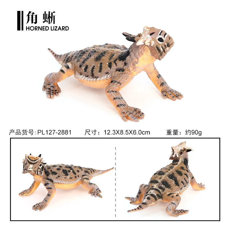 Wholesale Solid PVC Simulation Statue Model Reptile Lizard Animal Figurines Toys