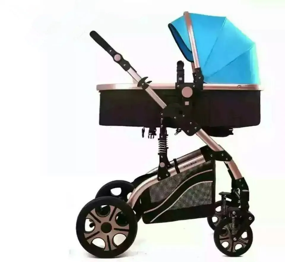 2019 high quality foldable baby carriage / high landscape mother baby stroller 3 in 1 China / inflaming retarding baby pram