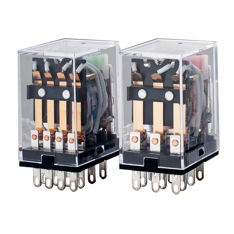 wholesale 100% new CHINT small electromagnetic intermediate relay  JQX-10F/2Z AC220V 8-pin AC general 220V10A 2NO2NC good price