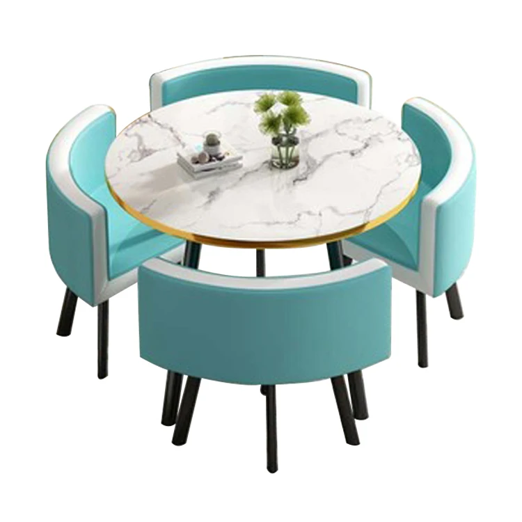 Factory Supply Durable Dining Table White Round Dining Table Coffee Table