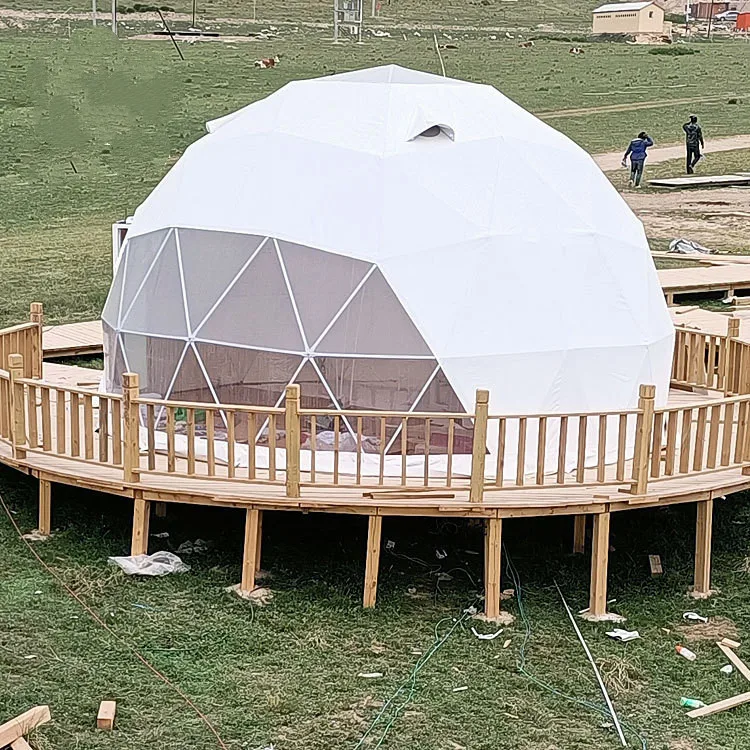 JSH-02 изготовленный на заказ от производителя открытом воздухе эконом класса люкс в отеле гостиная прозрачная звезда геодезический купол курорт