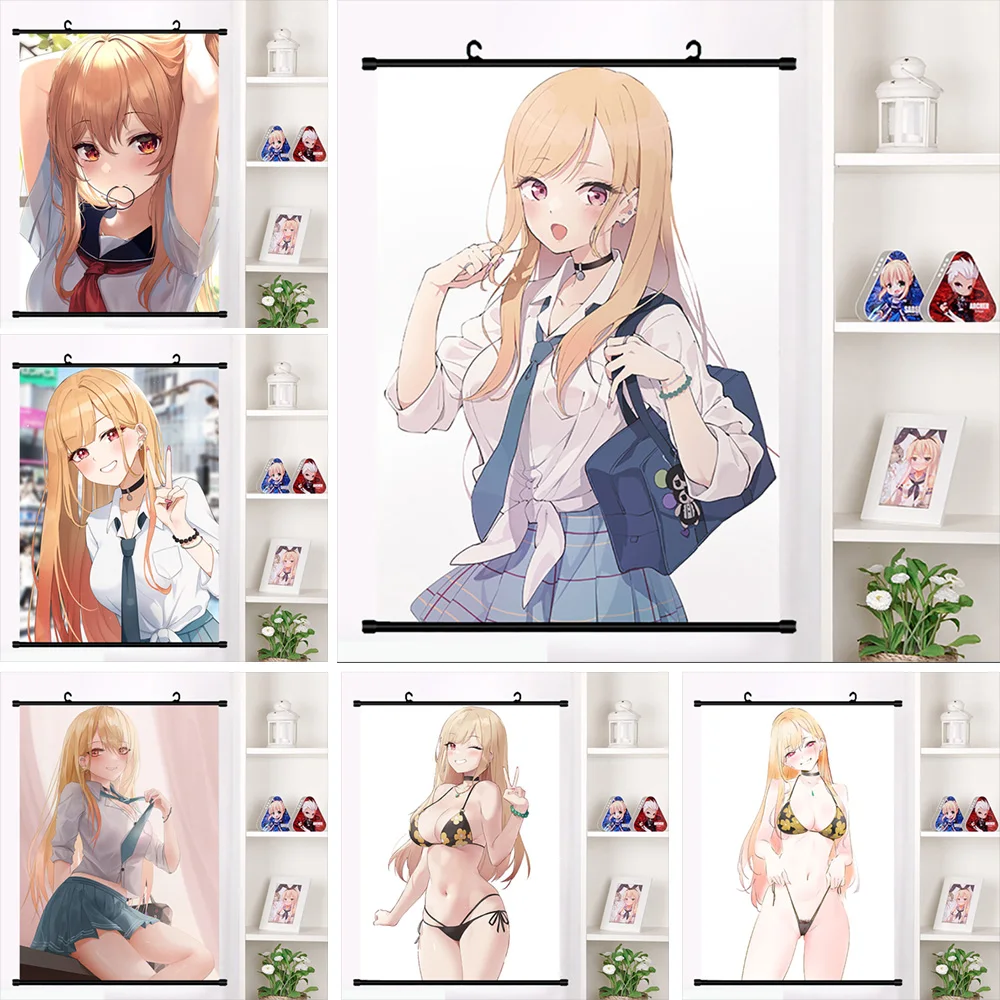 Anime My Dress Up Poster Canvas Goj Wakana Hanging Scroll Kitagawa Marin Print Wall Art Pictures Living Room Home Decor Painting
