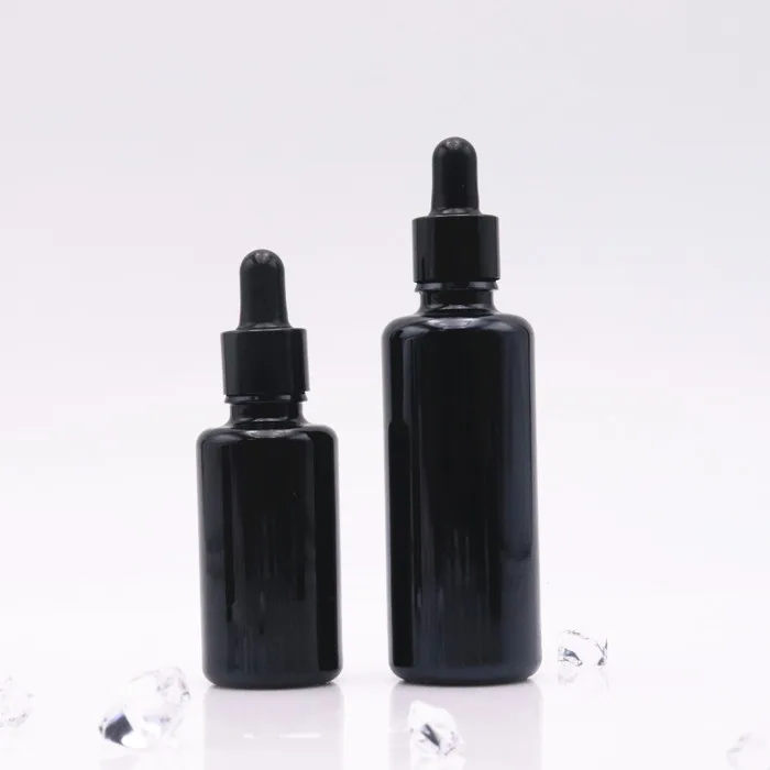 Luxurious cosmetic skin care dark violet glassdropper bottle 0ml 30 ml 50 ml 100 ml essential oil glass serum bottle