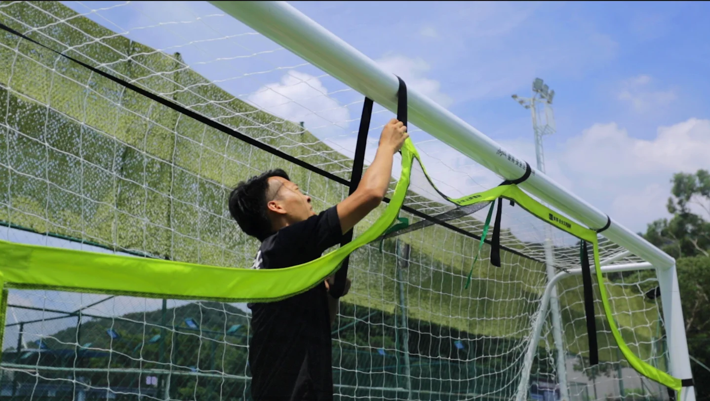 
Football goal shot net soccer practice target net for sale 