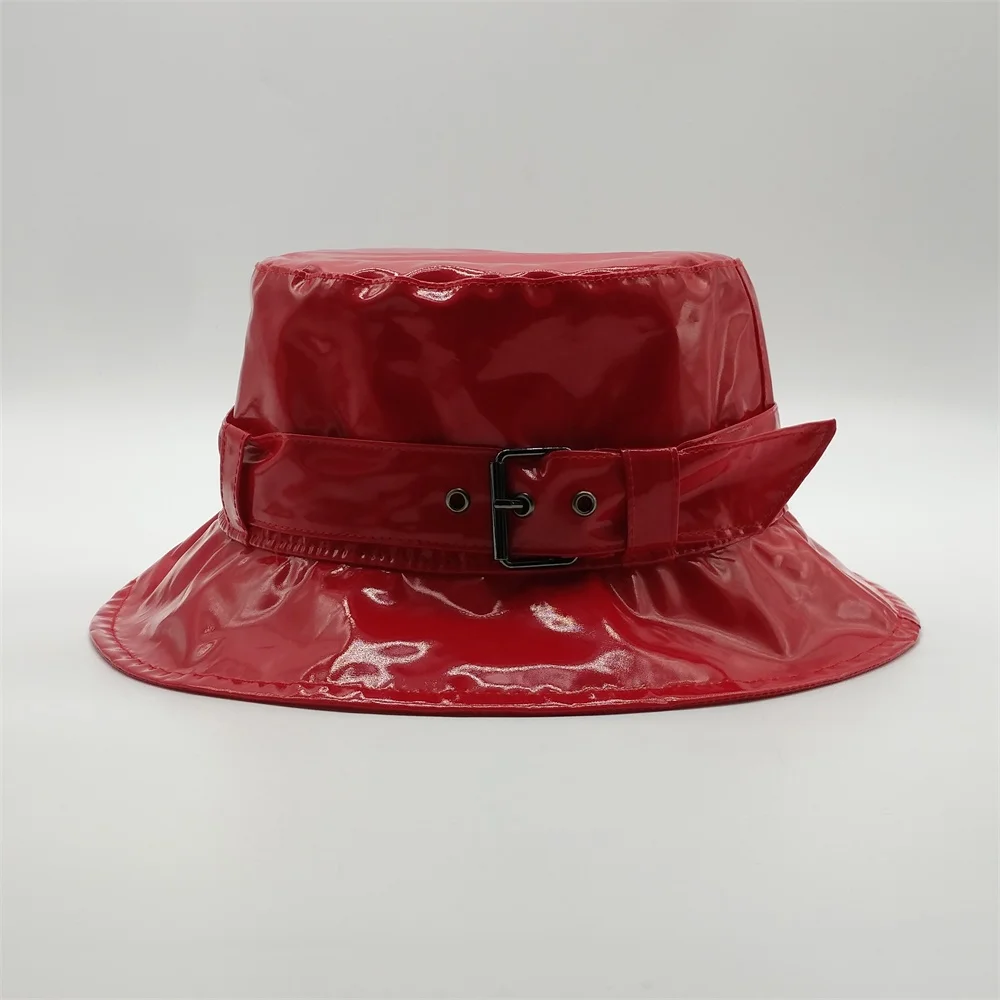 Wholesale Custom Fishing Wide Brim Hats,Woman PVC Fishmen Cap,Waterproof Rain Bucket Hat