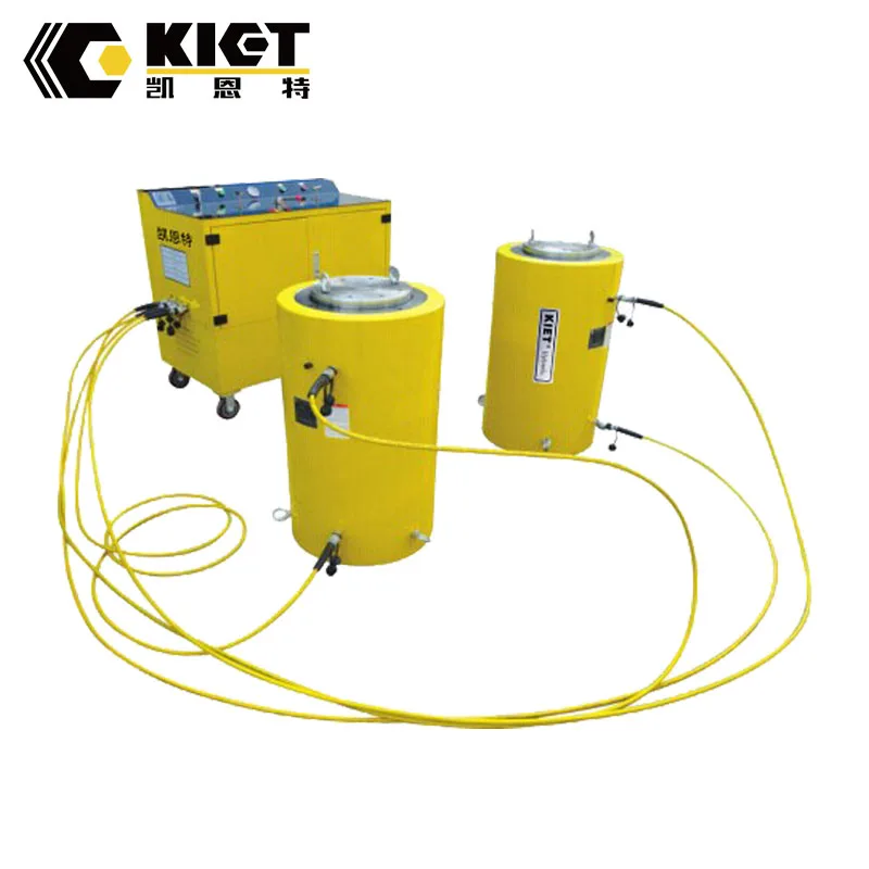 Factory price Enerpac equivalent 800 ton heavy duty double acting cylinders hydraulic lifting jack