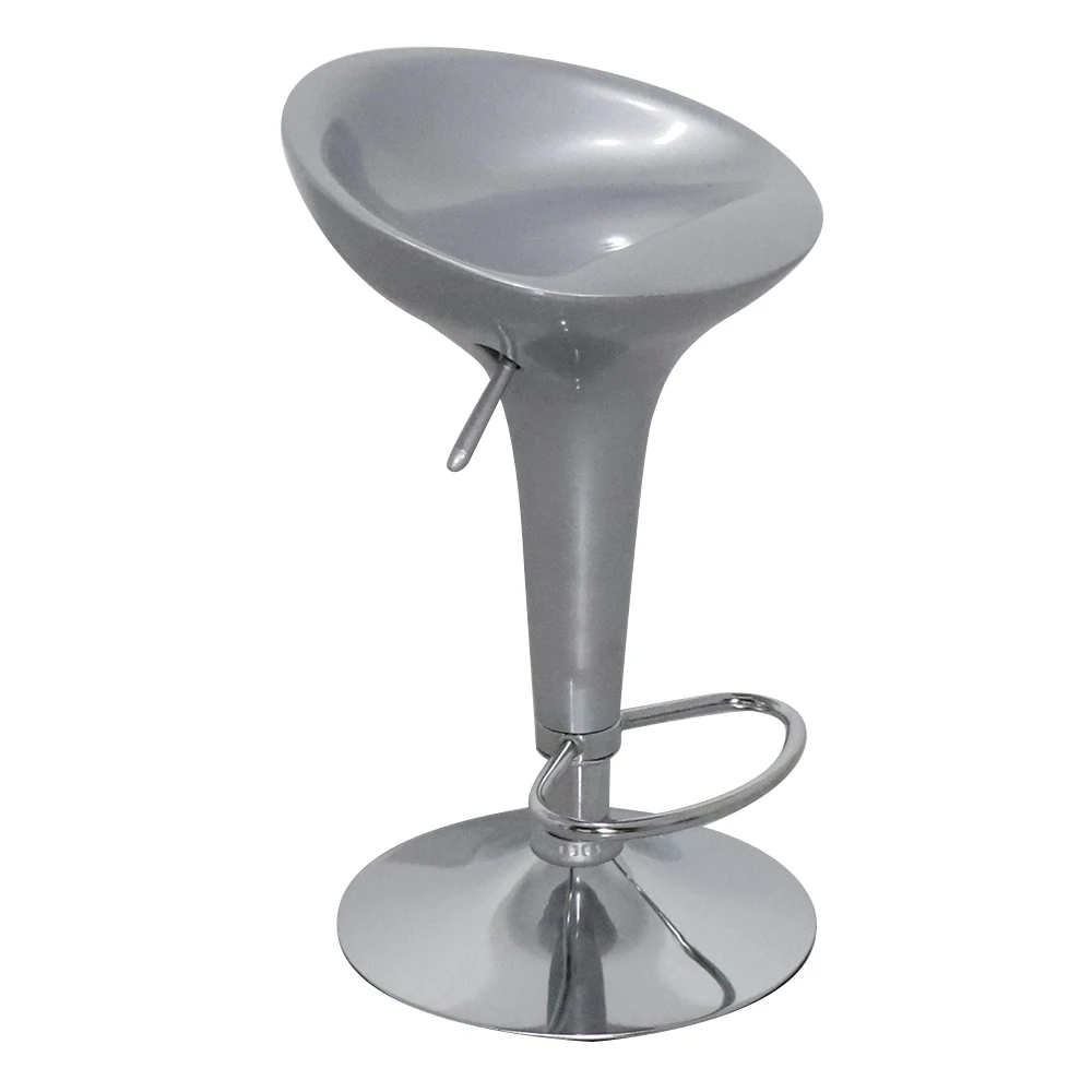 Adjustable height barstool outdoor modern metal high back plastic bar stool bar chairs