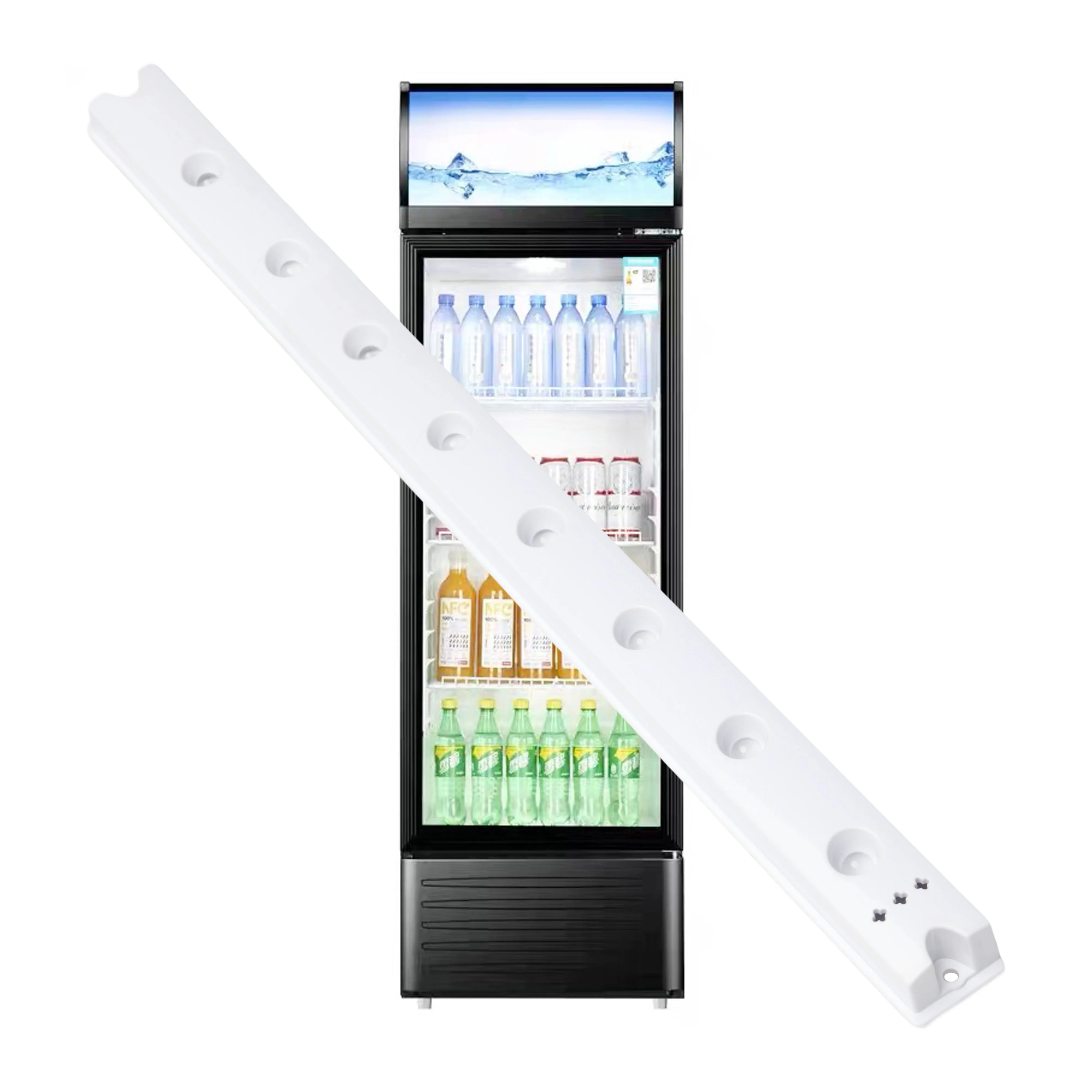 450MM 8W Diffuse Lens Drink Cabinet Refrigerator LED Lamp Freezer Lighting IP66 Waterproof