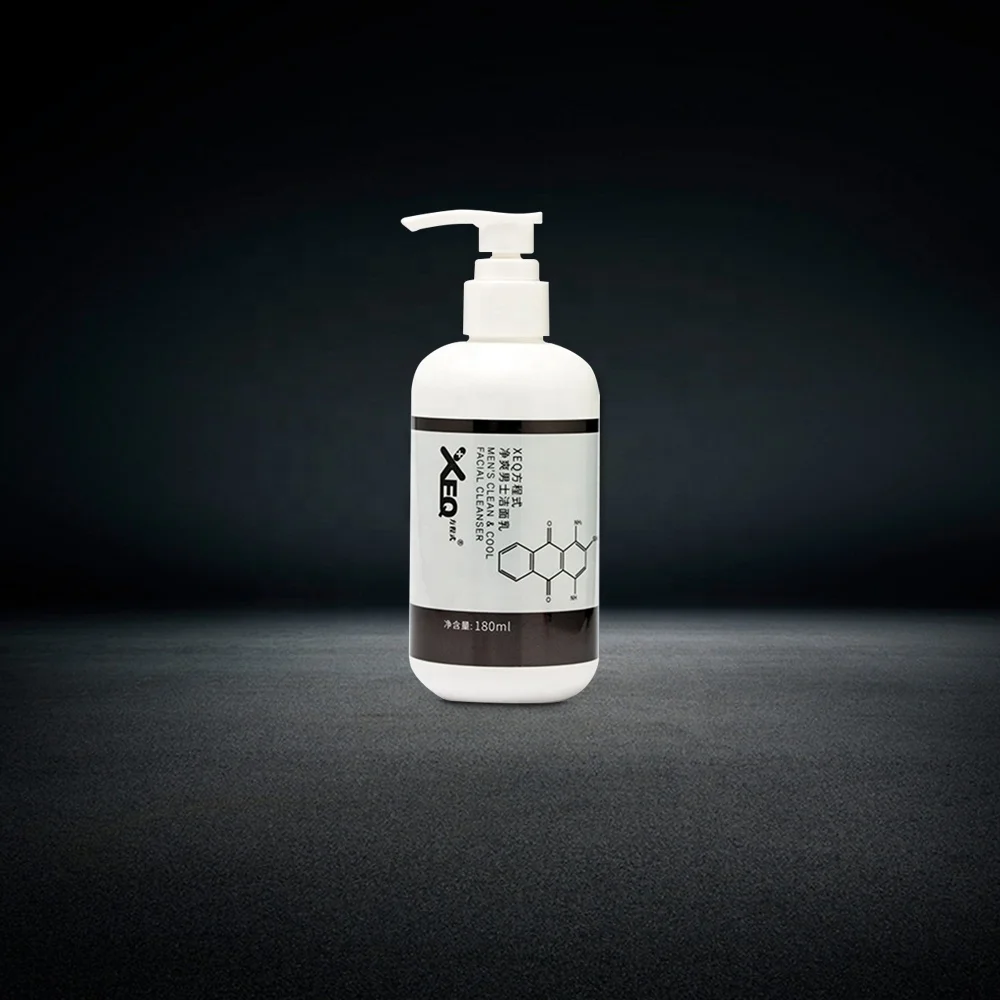 Custom Oem Private Label Activated Brightening Whitening Exfoliating Facial Cleansing Men Item Face Feature Form Cleaner Skin