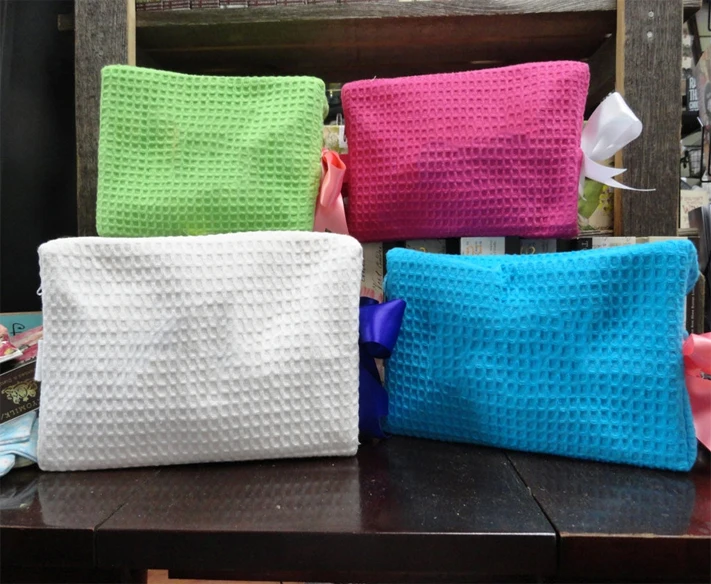 Custom Logo Personal zippered Makeup Bag Luxury Large Cosmetic Pouch