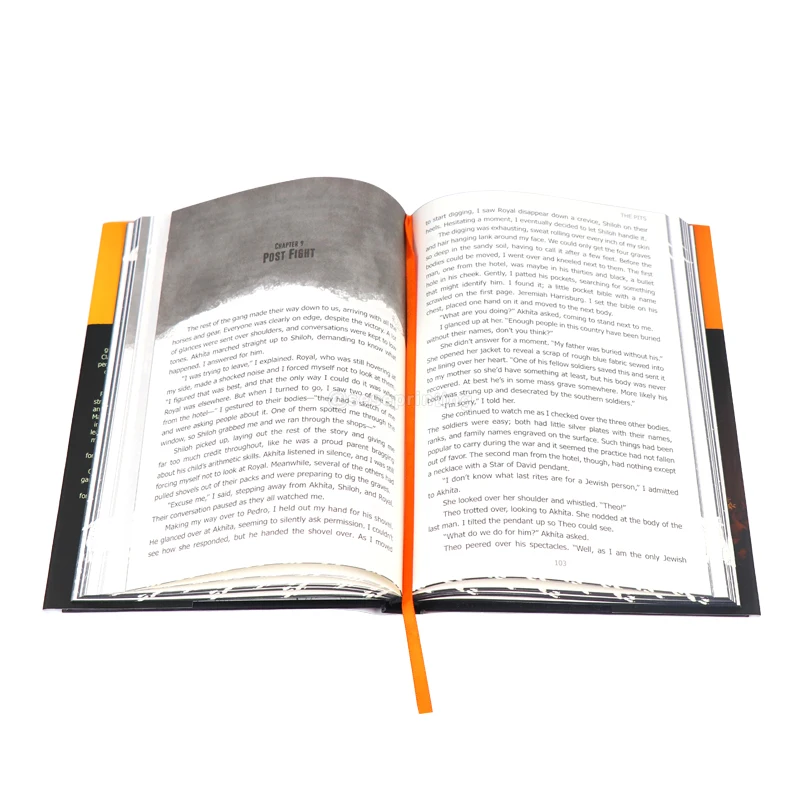 China Publishing Service Holographic Foil Book Custom Hardback Book Printing Sprayed Edges