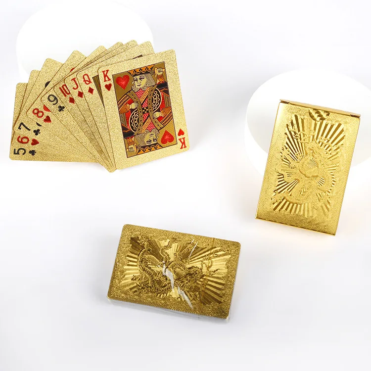 Factory Custom 100% PVC Plastic Poker Playing Card Deck Waterproof Casino Standard Poker Playing Card Game