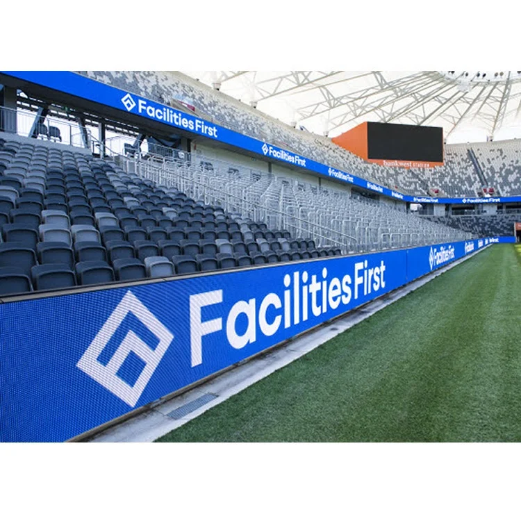 SMD waterproof outdoor Football Stadium Perimeter Led Screen display/Advertising Outdoor Led Large Screen